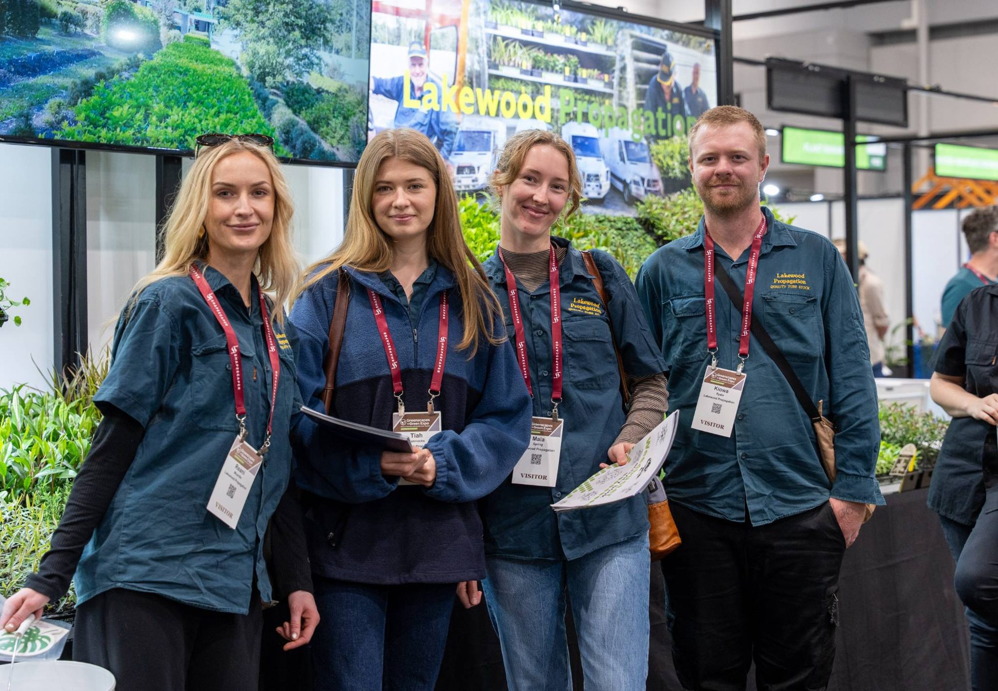 Lakewood Propagation team visiting the show
